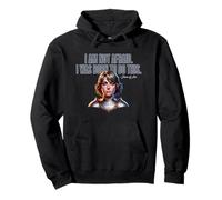 I Am Not Afraid. I Was Born To Do This. Cita de Juana de Arco Sudadera con Capucha