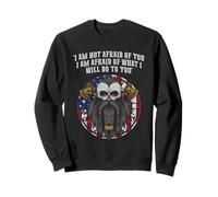 I Am Not Afraid of You Funny Odin Humor nórdico islandés Sudadera