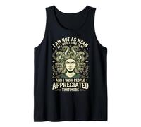 I Am Not As Mean As I Would Like To Be I Wish People Chica Camiseta sin Mangas