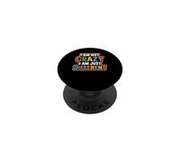 I Am Not Crazy I Am Just Different Raro único PopSockets PopGrip Adhesivo