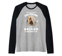 I Am Not Just A Dog Person Briard Mommy Dog Mom Camiseta Manga Raglan