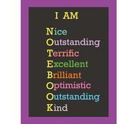 I Am Notebook: Positive Vibes Affirmations Notebook: Motivational Gifts for Kids & Teens/ Back To School, Birthday Presents for Students