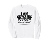 I Am Odysseus Mitología Griega Épica Héroe Odisea Cita Sudadera