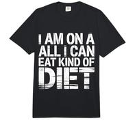I Am On A All I Can Eat Kind of Diet Foodie Humor - Comfort Colors Adult Heavyweight T-Shirt