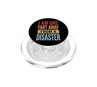 I Am One Fart Away from A Disaster Dolor De Estómago PopSockets PopGrip para MagSafe