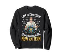 I Am Piecing Your Broken Pieces Into A New Pattern Sudadera