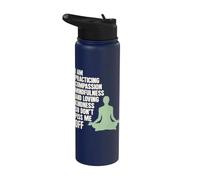I Am Practicing Mindfulness Compassion And Loving Kindness Stainless Steel Insulated Water Bottle