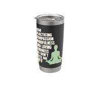 I Am Practicing Mindfulness Compassion And Loving Kindness Vaso térmico de acero inoxidable de doble pared