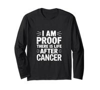 I Am Proof There Is Life After Cancer Fighter Warrior ----- Manga Larga