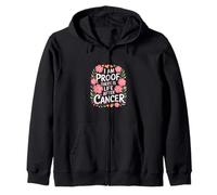 I Am Proof There Is Life After Cancer guerrero luchador |- Sudadera con Capucha