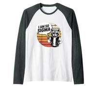 I Am So Sigma Mentalidad Meme Tendencia Viral Camiseta Manga Raglan