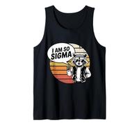 I Am So Sigma Mentalidad Meme Tendencia Viral Camiseta sin Mangas
