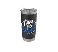 I Am So Sigma Mentalidad Meme Tendencia viral - Vaso térmico de acero inoxidable de doble pared