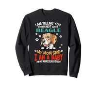 I Am Telling You I'm Not A Beagle Dog Mom Funny Puppy Lovers Sudadera