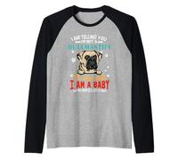I Am Telling You I'm Not A Bullmastiff Dog Mom Puppy Lovers Camiseta Manga Raglan