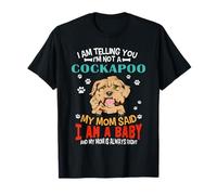 I Am Telling You I'm Not A Cockapoo Dog Mom Puppy Lovers Camiseta