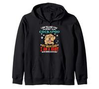 I Am Telling You I'm Not A Cockapoo Dog Mom Puppy Lovers Sudadera con Capucha