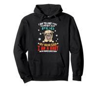 I Am Telling You I'm Not A Pug Dog Mom Funny Puppy Lovers Sudadera con Capucha