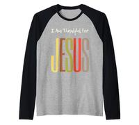 I Am Thankful For Jesus Christian Faith Hombres Mujeres Niñas Niños Camiseta Manga Raglan