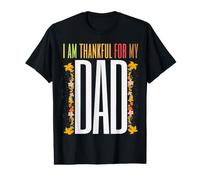 I Am Thankful For My Dad Daddy'S Girl Hombres Mujeres Padre Niñas Camiseta gráfica económica