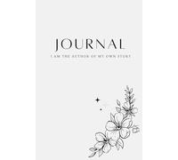 I AM THE AUTHOR, Ash Grey: Beautiful 200 page, Hardcover, College Ruled Notebook