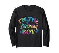 I Am The Birthday Boy Kids Matching Family Cool Graphic Art Manga Larga