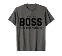 I Am The Boss And You Know It Shirt,I Am The Boss Tee,Funny Camiseta