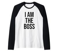 I Am The Boss Women Big Sister Im Not Bossy Im The Boss Mom Camiseta Manga Raglan
