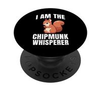 I Am The Chipmunk Whisperer Ardilla Ardilla PopSockets PopGrip Adhesivo