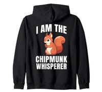 I Am The Chipmunk Whisperer Ardilla Ardilla Sudadera con Capucha