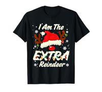 I Am The Extra Reindeer Christmas Family Costume Party Camiseta