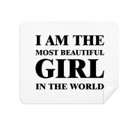 I Am The More Beautiful Girl - Limpiador de pantalla para gafas (2 piezas)