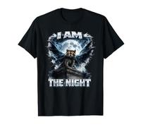 I Am The Night Regalo Divertido de Mapache Camiseta gráfica económica