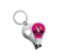 I Am The Rainbow Sheep of My Faly - Cortadora de uñas con diseño de oveja con texto en inglés "I Am The Rainbow Sheep of My Faly"