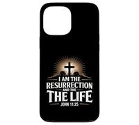 I Am The Resurrection Juan 11:25 Versículo de la Biblia Cristiana Carcasa para iPhone 13 Pro Max