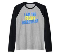I Am The Secret Ingredient Funny Baking Baker Chef Cook Camiseta Manga Raglan