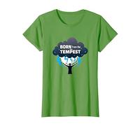 I Am The Storm: Born from The Tempest Arte Inspirador Camiseta, Mujer, Hierba, 3XL