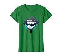 I Am The Storm: Born from The Tempest Arte Inspirador Camiseta, Mujer, Verde Kelly, S