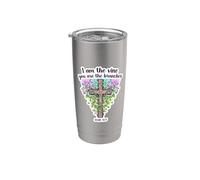 I Am The Vine You Are The Branches Biblia cristiana para mujer Vaso térmico de acero inoxidable de doble pared