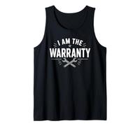 I Am The Warranty Funny Mecánico Técnico Llave De Coche Camiseta sin Mangas