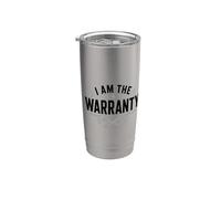 I Am The Warranty Funny Mecánico Técnico Llave De Coche Vaso térmico de acero inoxidable de doble pared