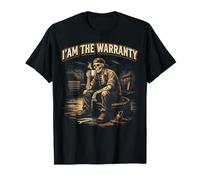 I Am The Warranty Funny Skeleton Mechanic Coffee Garage Camiseta