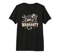 I Am The Warranty Mecánico Funny Race Car Parts Repair Guy Camiseta Premium