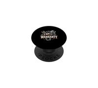 I Am The Warranty Mecánico Funny Race Car Parts Repair Guy PopSockets PopGrip Adhesivo