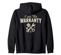 I Am The Warranty Race Car Parts Repair Guy Mechanic Sudadera con Capucha