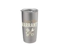 I Am The Warranty Race Car Parts Repair Guy Mechanic Vaso térmico de acero inoxidable de doble pared