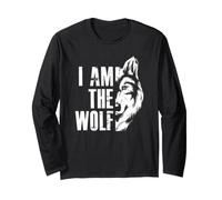 I Am The Wolf Wild Wolf Rudel y Lobos Manga Larga