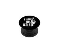 I Am The Wolf Wild Wolf Rudel y Lobos PopSockets PopGrip Adhesivo