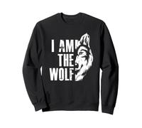 I Am The Wolf Wild Wolf Rudel y Lobos Sudadera