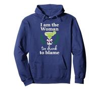 I Am the Woman Too Drunk to Blame on Margarita Funny Tequila Sudadera con Capucha